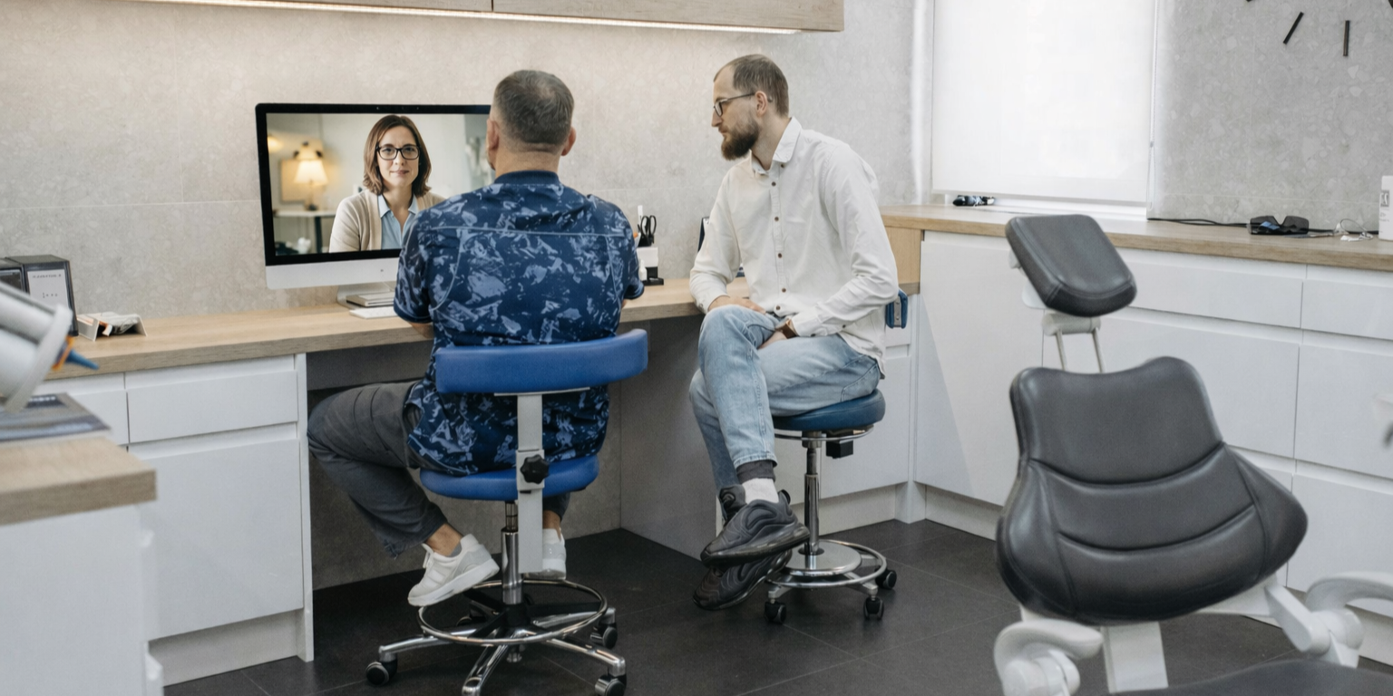 Computer screen displaying digital learning system